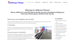 Desktop Screenshot of jefferson-fitness.com